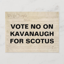 Postal Votar no en Kavanaugh por la resistencia de SCOTUS