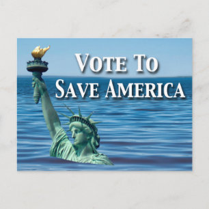 Postal Votar para salvar a Estados Unidos en estas elecci