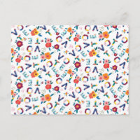 Vote Moderno Floral Whimsical Naranja Azul Amarill
