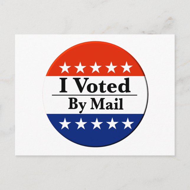 Postal Voté Por Correo (Anverso)