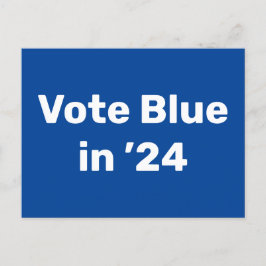 Postal Voto azul en 2024
