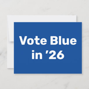 Postal Voto azul en 2026