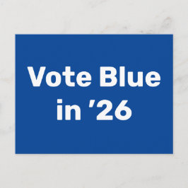 Postal Voto azul en 2026
