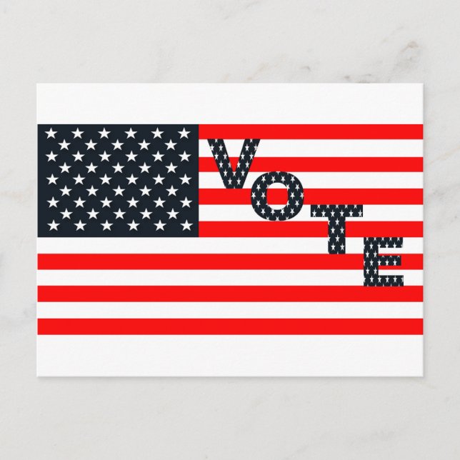 Postal Voto De Eeuu (Anverso)