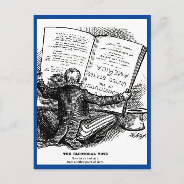 Postal Voto electoral contra Personalizado de voto popula (Anverso)