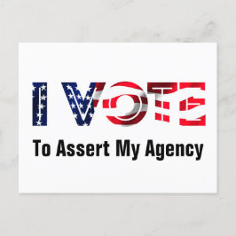Postal Voto Para Afirmar Mi Agencia 2026