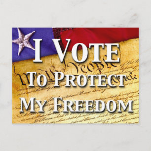 Postal Voto para Proteger Mi Libertad