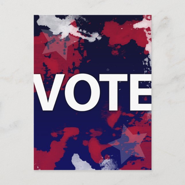 Postal VOTO por elecciones patrióticas (Anverso)