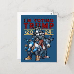 Postal VOTO por TRUMP 2024
