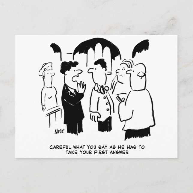 Postal Votos bodas - Apuntar Postcard (Anverso)