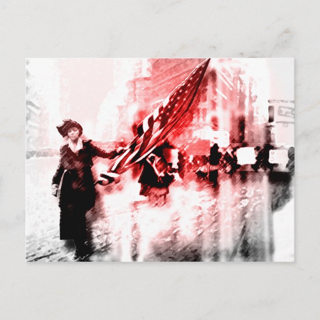 Postal Votos por ella (Anverso)