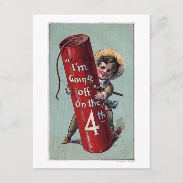 Postal Voy a ir al cuarto # 1 (Anverso)