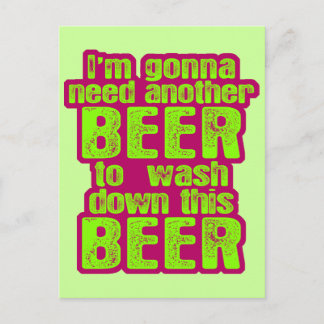 Postal Voy A Necesitar Otra Cerveza
