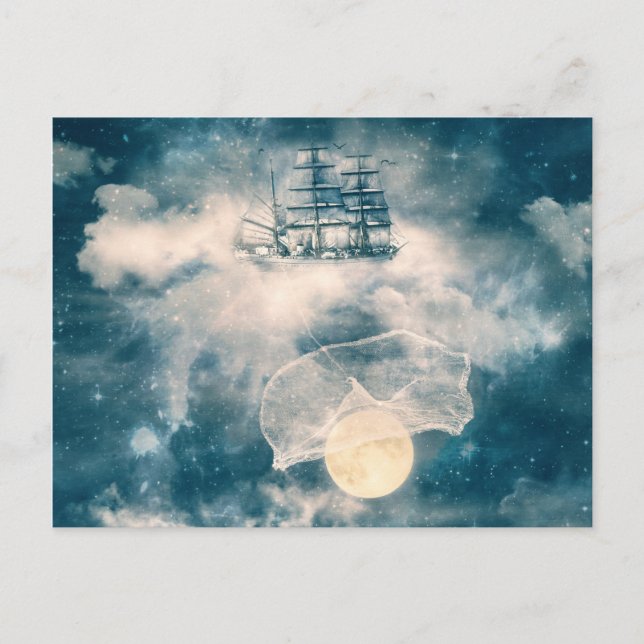 Postal Voy a traerle la luna (Anverso)