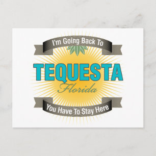 Postal Voy de vuelta a (Tequesta)