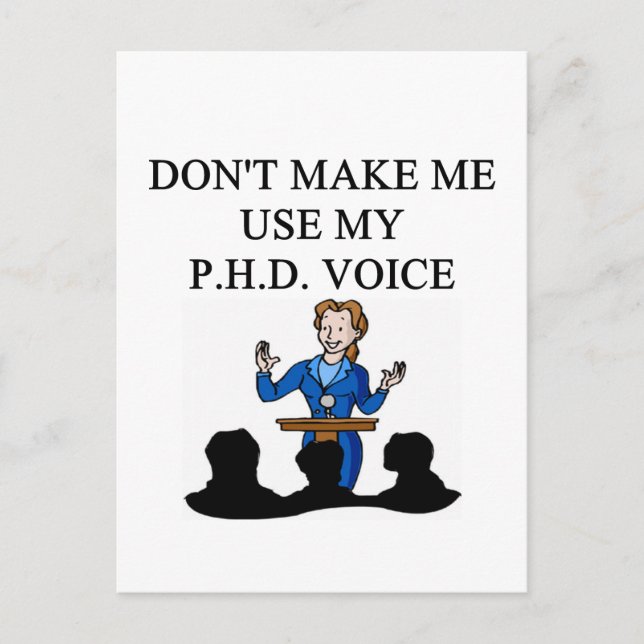 Postal Voz de PHD (Anverso)