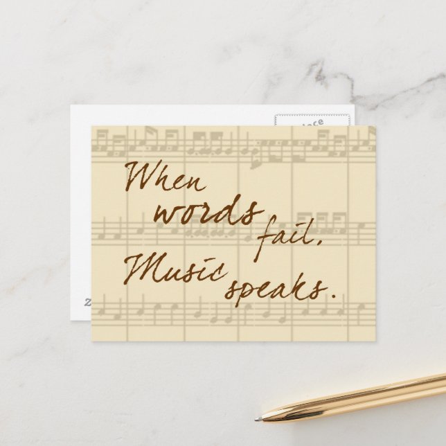 Postal Voz musical (Anverso/Reverso In Situ)