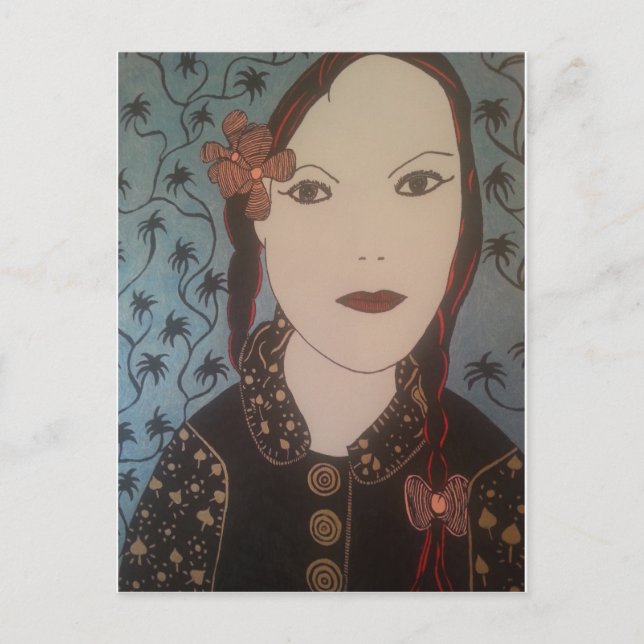 Postal Vrouw (Anverso)