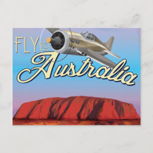 Postal Vuela a Australia