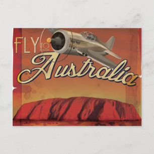 Postal Vuela a Australia
