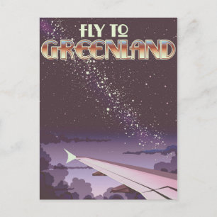 Postal Vuela a Groenlandia