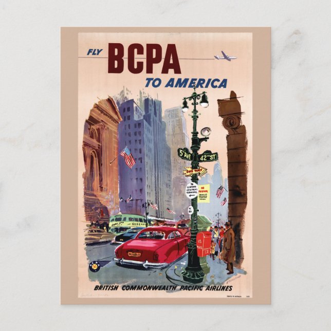 Postal Vuele BCPA a Estados Unidos: Reponen afiche de épo (Anverso)