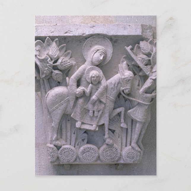 Postal Vuelo a Egipto (Anverso)