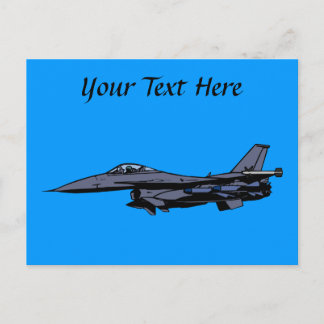 Postal Vuelo a Jet de Fighter