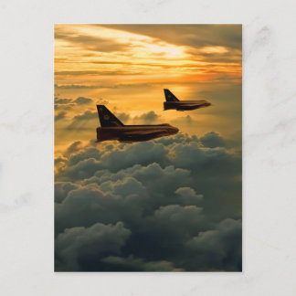 Postal Vuelo al atardecer de English Electric Lightset