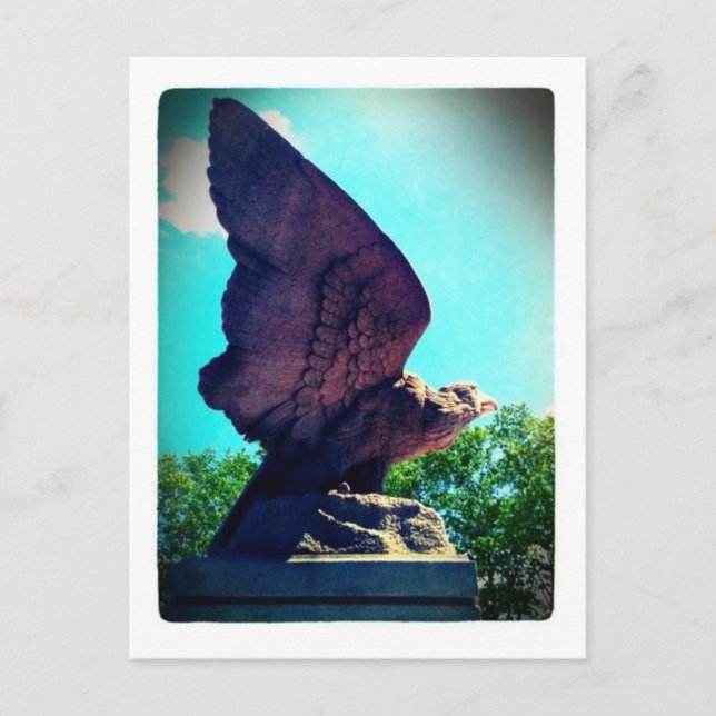 Postal vuelo de águila (Anverso)