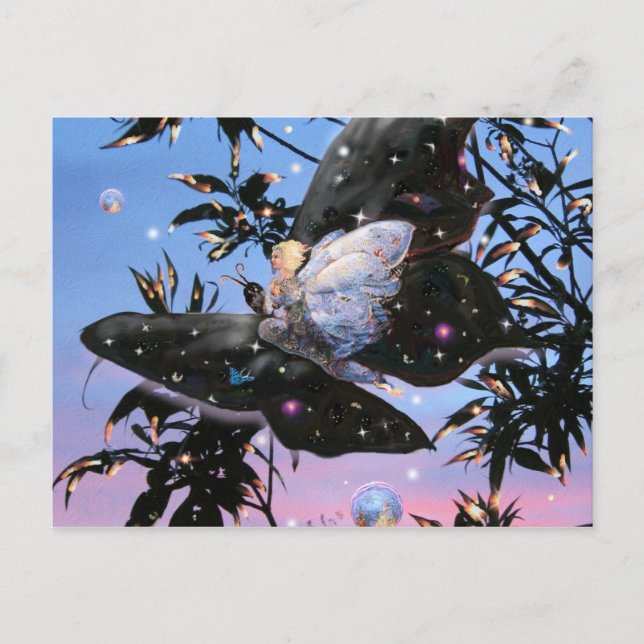 Postal ¡Vuelo de hadas! (Anverso)