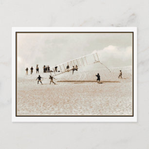 Postal Vuelo de práctica de Kittyhawk