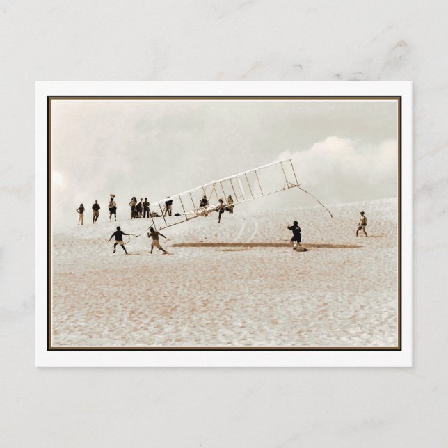 Postal Vuelo de práctica de Kittyhawk (Anverso)