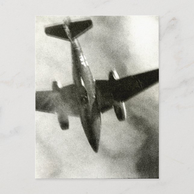 Postal Vuelo final de ME-262 en 1945 (Anverso)