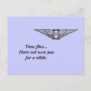 Postal Vuelos de tiempo