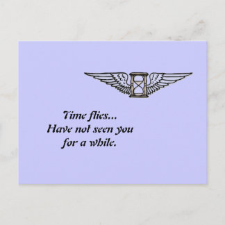 Postal Vuelos de tiempo