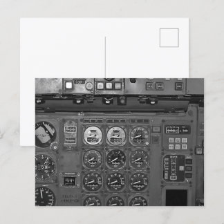 Postal Vuelos del piloto de Cockpit de la cabina de vuelo