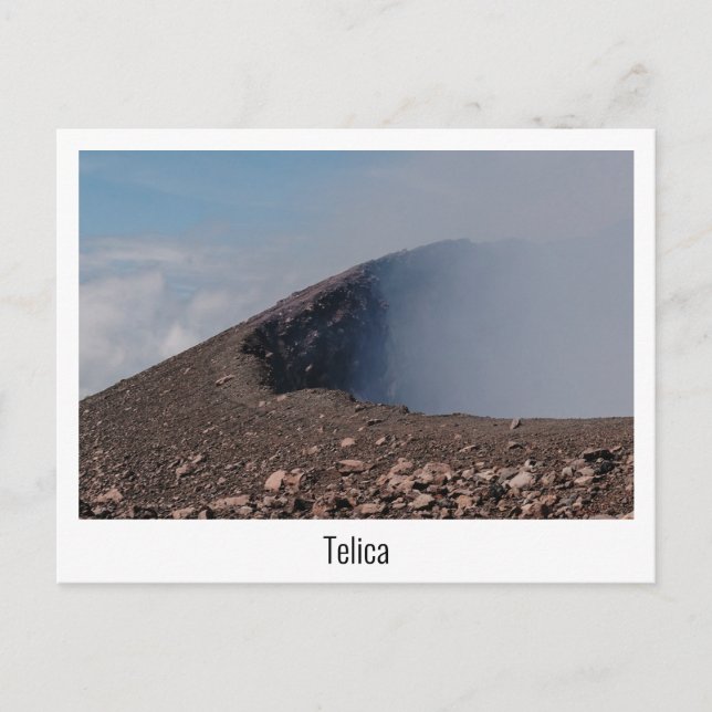 Postal Vulkan Telica in Nicaragua (Anverso)