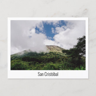 Postal Vulkankrater San Cristóbal in Nicaragua