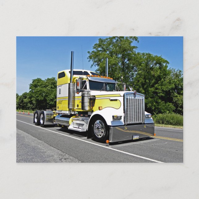 Postal W900L amarillo lanita (Anverso)