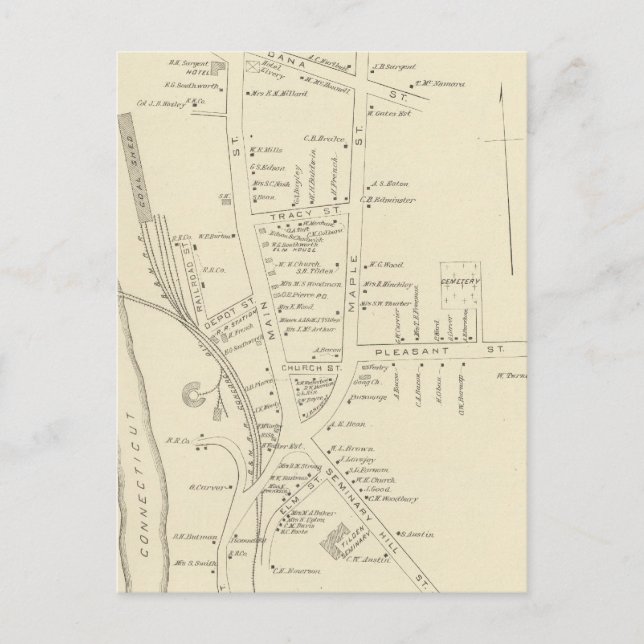 Postal W Líbano PO (Anverso)