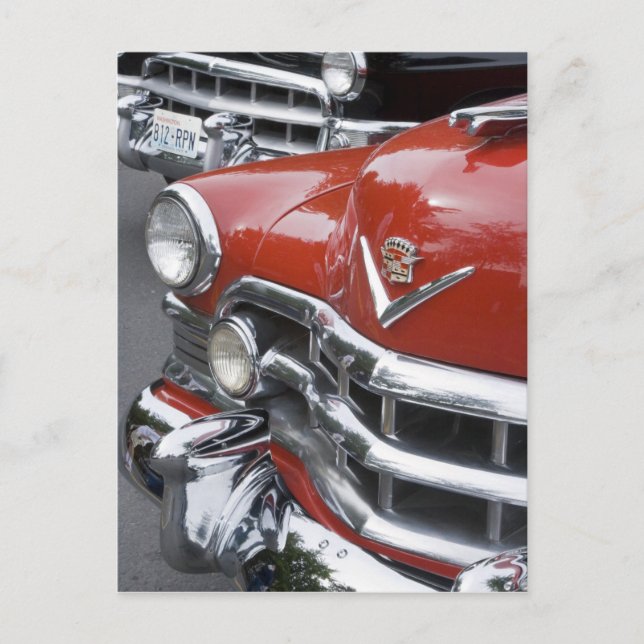 Postal WA, Seattle, automóvil americano clásico (Anverso)