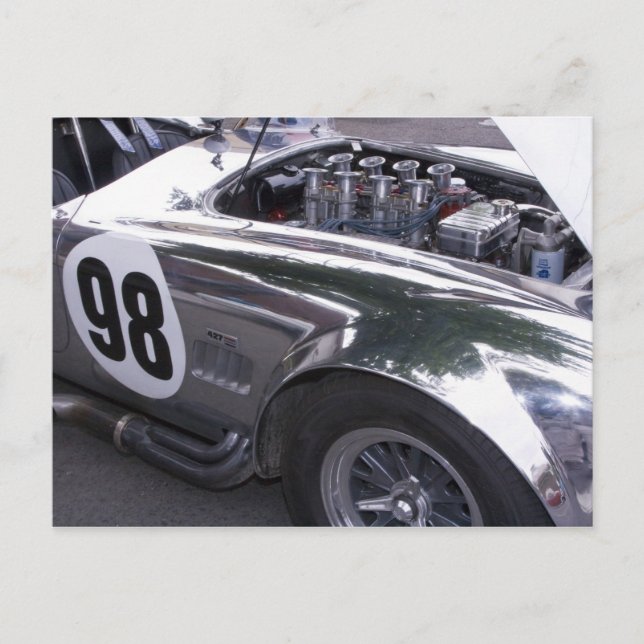 Postal WA, Seattle, automóvil americano clásico. 2 (Anverso)