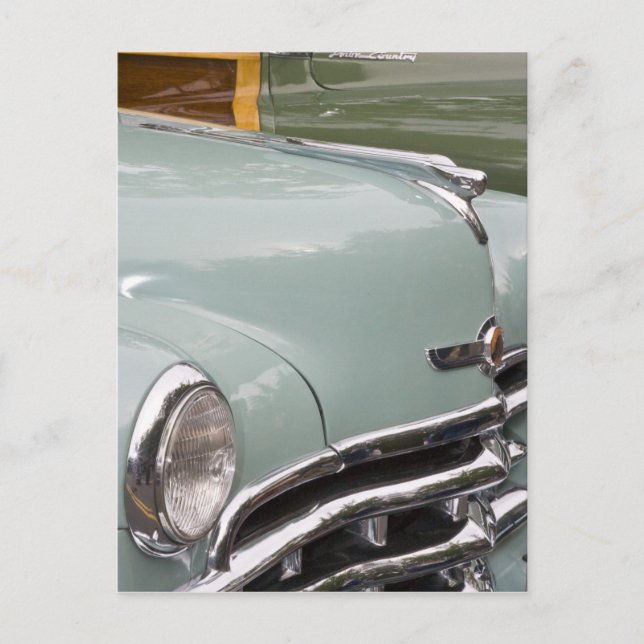 Postal WA, Seattle, automóvil americano clásico. 3 (Anverso)