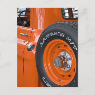 Postal WA, Seattle, camioneta clásica.