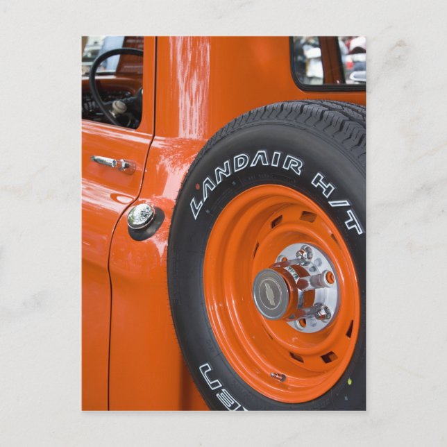 Postal WA, Seattle, camioneta clásica. (Anverso)