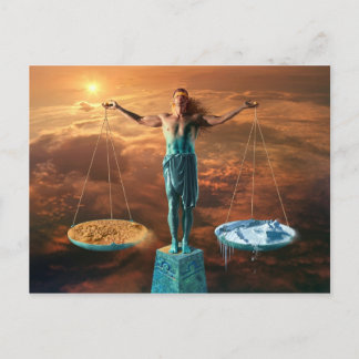 Postal Waage - Postkarte