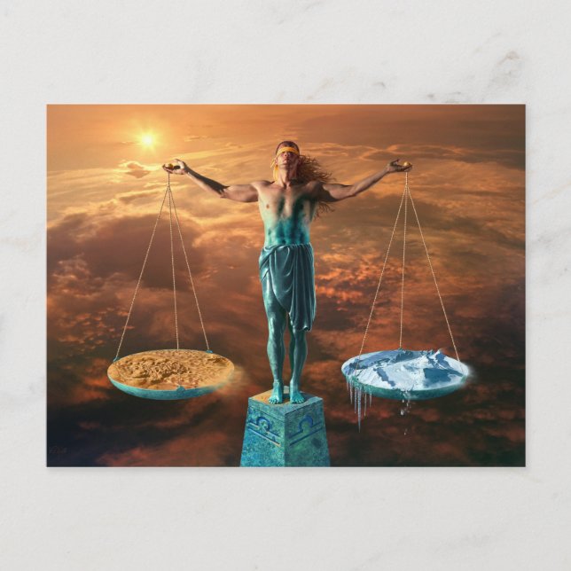 Postal Waage - Postkarte (Anverso)