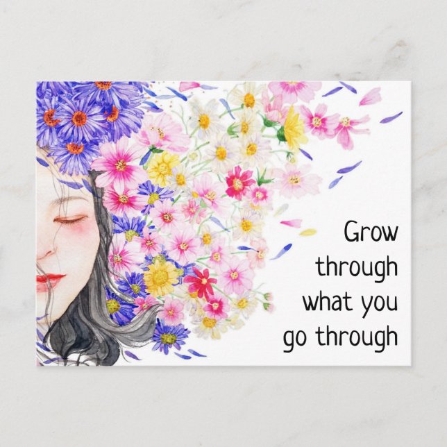 Postal Wachsen Sie durch era Sie durchlaufen (Anverso)