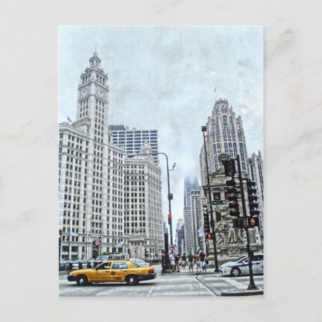Postal Wacker Dr Chicago Postcard (Anverso)